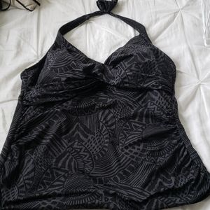 ☀️ Kona Sol Women's Tankini Halter Swim Top. XL